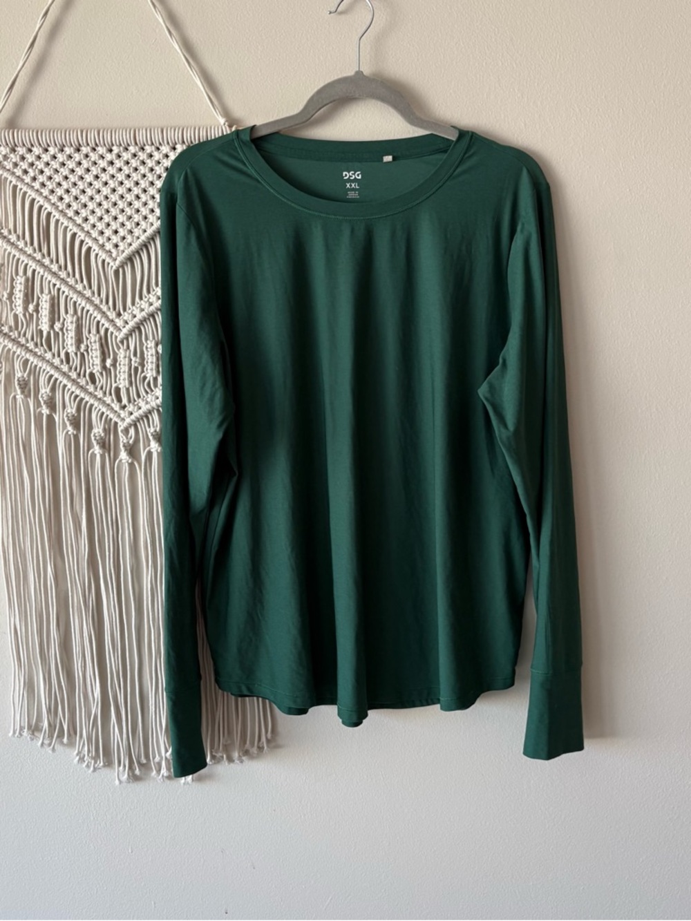🌸3/$20🌸 DSG Women's Long Sleeve Crewneck Top - Dark Green